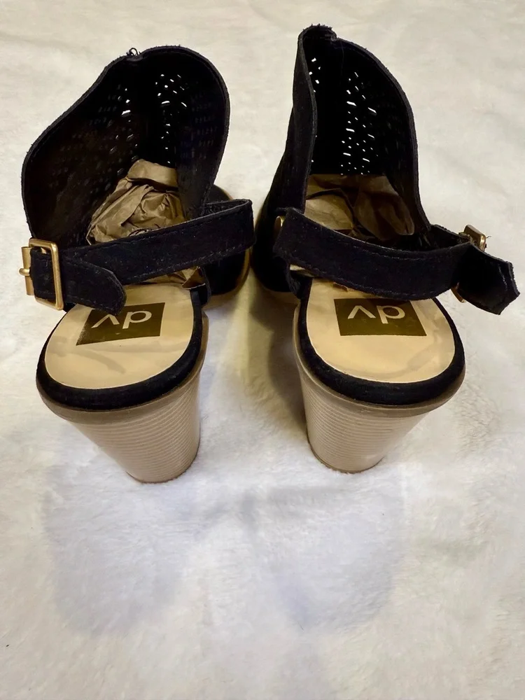 Dolce Vita Peep‎ Toe Booties Womens Size 7.5 - Picture 2 of 7